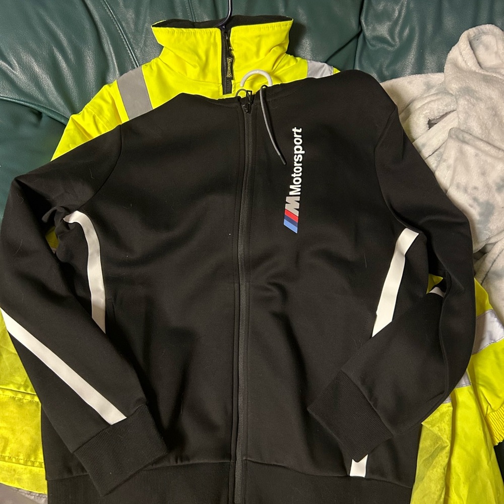 Puma Black and White Motorsport Hoodie